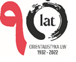 90-lecie Orientalistyki na UW logo