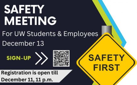 Meeting “Safety meeting for UW Students